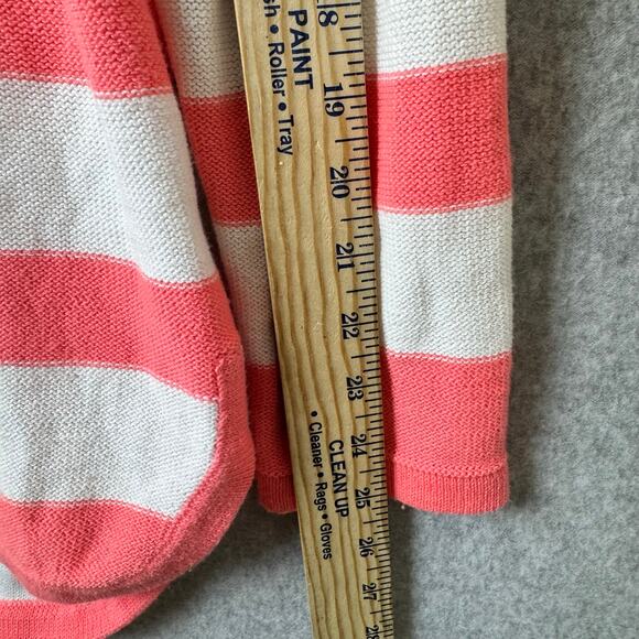 Lilly Pulitzer Sweater Womens Sz Large Striped Preppy Cotton Casual Minimalist - Picture 7 of 10